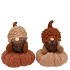 LAUREN BROWN GNOME PUMPKIN DECO ASS 12X17CM