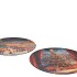 MELAMINE PRINT MULTI COLOR PLATE X-MAS TREE ASS 33X33CM