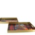 MELAMINE PRINT MULTI COLOR TRAY TREE ASS 40X26X4CM