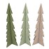 FELT GREEN BEIGE X-MAS TREE ASS 24X60CM