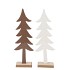 LAUREN BROWN WHITE X-MAS TREE WOOD 10X5X30CM