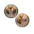 MELAMINE PRINT BROWN PLATE DEER ASS 28X28CM