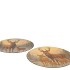 MELAMINE PRINT BROWN PLATE DEER ASS 28X28CM