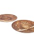 MELAMINE PRINT BROWN PLATE OWL SQUIRREL ASS 33X33CM