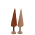 LAUREN BROWN PINE TREE DECO ASS 6X6X25CM