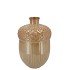MIKA CARAMEL VASE ACORN 11X11X16CM