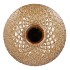MIKA CARAMEL VASE ACORN 24X24X36CM