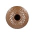 MIKA BROWN VASE ACORN 14X14X20CM