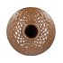 MIKA BROWN VASE ACORN 17X17X26CM