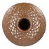 MIKA BROWN VASE ACORN 24X24X36CM