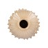 MIKA SAND VASE CHESTNUT 16X16X17CM