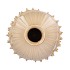 MIKA SAND VASE CHESTNUT 24X24X24CM