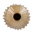 MIKA CARAMEL VASE CHESTNUT 24X24X24CM