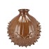 MIKA BROWN VASE CHESTNUT 16X16X17CM
