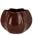 ANNECY BROWN POT STRUCTURE 19X19X15CM