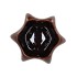 ANNECY BROWN POT STRUCTURE 19X19X15CM