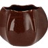 ANNECY BROWN POT STRUCTURE 25X25X19CM