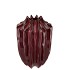 JUNA PURPLE VASE LONG STRUCTURE 19X19X25CM