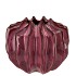 JUNA PURPLE VASE STRUCTURE 19X19X17CM