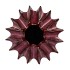 JUNA PURPLE VASE STRUCTURE 29X29X24CM