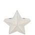 MIKA STAR WHITE VASE X-MAS 14X6X13CM