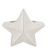 MIKA STAR WHITE VASE X-MAS 22X9X20CM