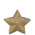 MIKA STAR GOLD VASE X-MAS 14X6X13CM