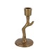 HAWLEY GOLD CANDLE HOLDER 9X9X18CM