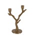 HAWLEY GOLD CANDLE HOLDER 21X13X31CM