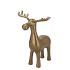 HAWLEY GOLD MOOSE DECO 14.5X13X18CM