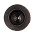 CRUZ BROWN LATERN ROUND STRIPES 12X17X23CM