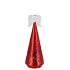 TOUCH RED ROTATING ANGEL SPARKLE 11X21CM