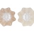 JAZZ SAND T-LIGHT  BLOWN GLASS ASS 16X13CM