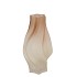 TAYLOR BROWN VASE SWIRL 16X25CM