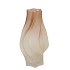 TAYLOR BROWN VASE SWIRL 17X32CM