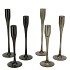 JAZZ GREEN CANDLE HOLDER STRAIGHT ASS P/3 8X21CM