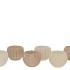 JAZZ SAND T-LIGHT STRUCTURE ASS 8X6CM