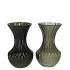 TAYLOR GREEN VASE CONE NECK ASS 7X11CM