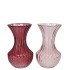 TAYLOR PINK VASE CONE NECK ASS 7X11CM
