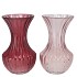 TAYLOR PINK VASE CONE NECK ASS 9X16CM