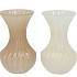 TAYLOR SAND VASE CONE NECK ASS 10X18CM