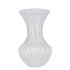 TAYLOR CLEAR VASE CONE NECK ASS 10X18CM