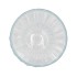 TAYLOR CLEAR VASE CONE NECK ASS 10X18CM