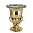 TAYLOR GOLD VASE ON FOOT 18X23CM