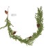 SILK GARLAND GREEN PINECONE 140CM