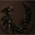 SILK GARLAND GREEN PINECONE LED LIGHT 150CM