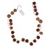 SILK GARLAND NATURAL PINECONE LED LIGHT 150CM