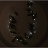 SILK GARLAND GREEN PINECONE SNOW LED LIGHT 150CM