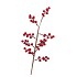 SILK CHRISTMAS BRANCH RED BERRY 67CM