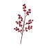 SILK CHRISTMAS BRANCH RED BERRY 50CM